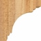 Ekena Millwork Pescadero Rough Sawn Corbel, Western Red Cedar, 4"W x 6"D x 6"H COR04X06X06PEC00RWR - alternate 2